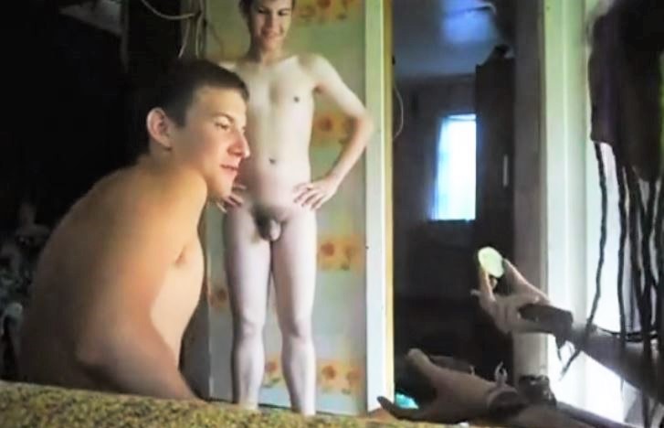 nudeboy filmed with friends